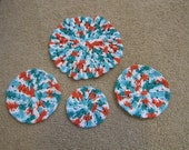 SALE - Crochet Doilies Set of 4