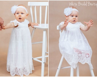 Baptism dress Baby girls dress Christening dress Blessing dress Christening lace dress Baptism lace dress Newborn dress Handmade in Europe