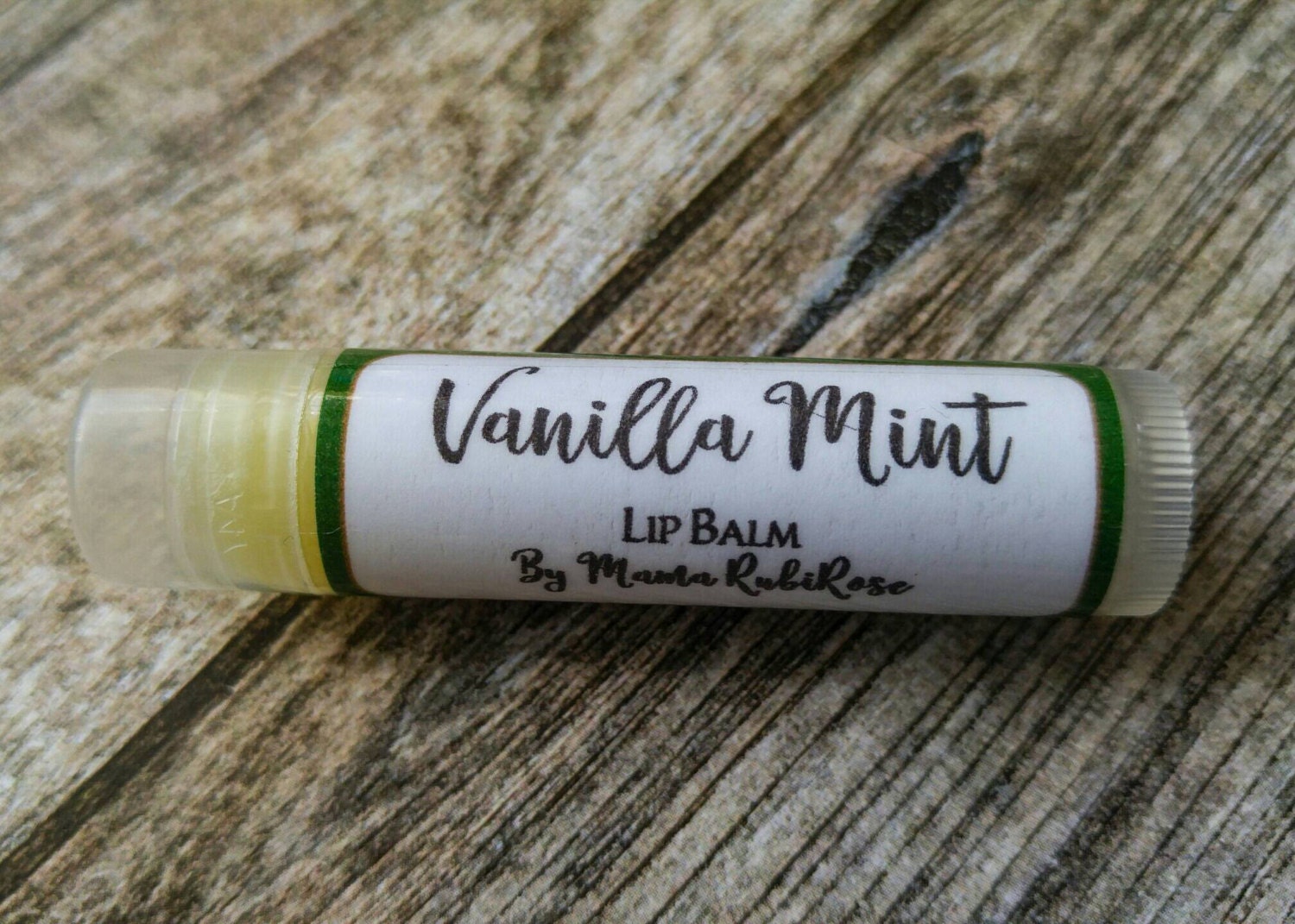 Natural Lip Balm Vanilla Mint Balm Lip BalmPeppermint Lip