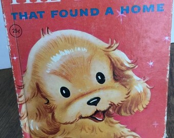 The Puppy That Found a Home, vintage children's book, Junior Elf Book