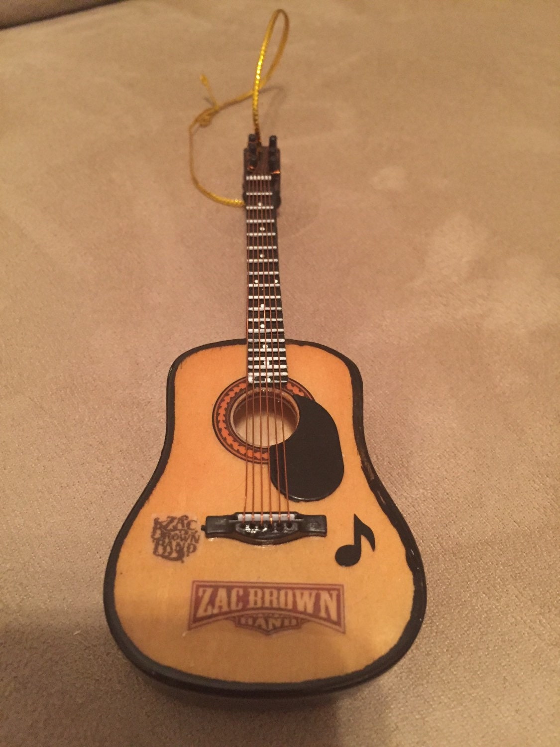 Zac Brown Band Custom Acoustic Guitar Christmas by GuitarOrnaments