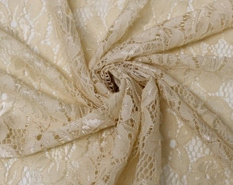 Stretch Lace Fabric Burgundy Wedding Bridal Lace by LaceFabrics