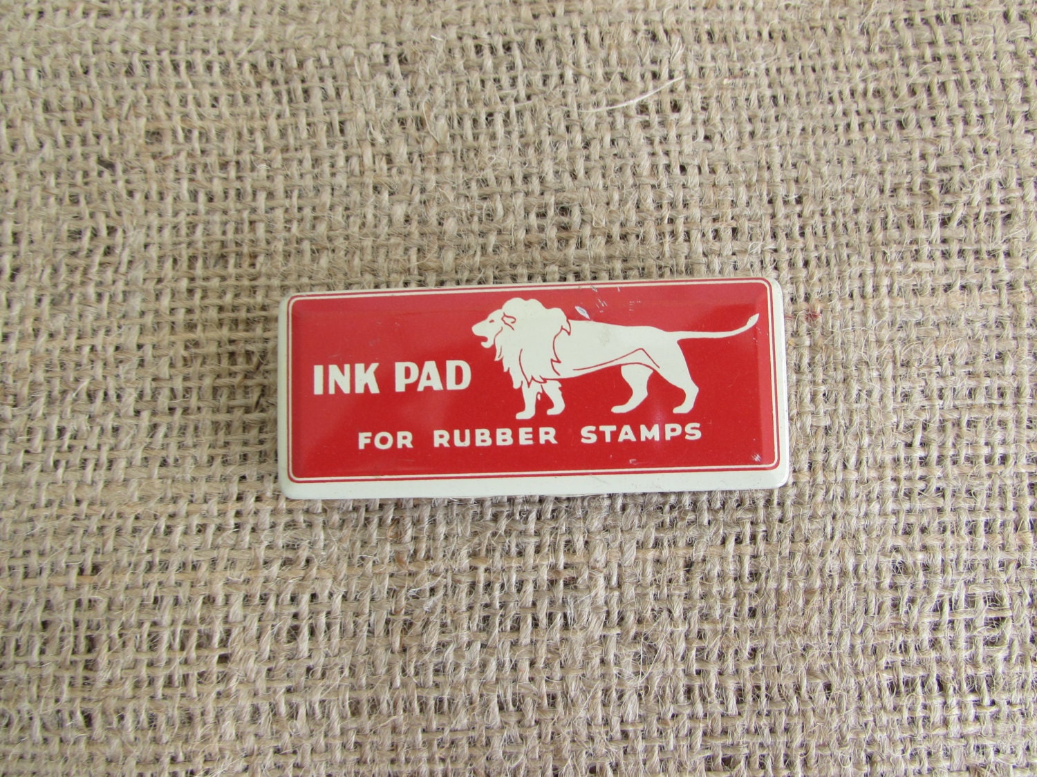 Vintage Toy Ink Pad for Rubber Stamps by OpenTwentyFourSeven