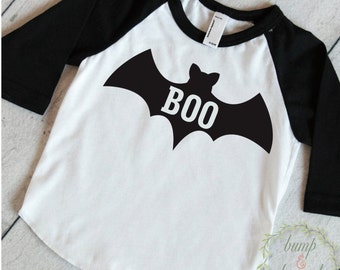 Hallowen Shirts for Boys, Toddler Halloween Shirt, Toddler Boy Halloween Outfit Bat Shirt Halloween Clothes for Kids 027