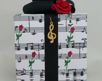 Phantom of the Opera Music box wrapped as a gift