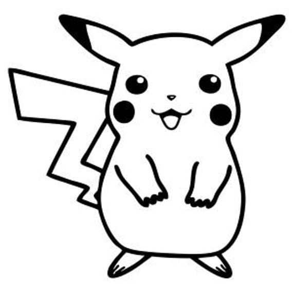 Download Items similar to Personalized Pikachu Pokemon Anime Decal Sticker on Etsy