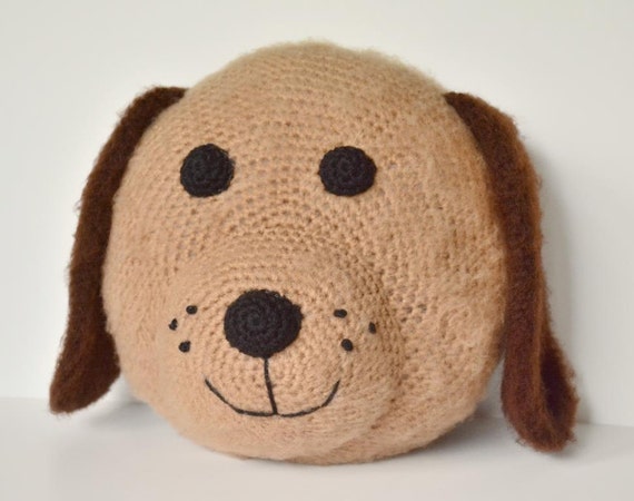 PATTERN: Fuzzy Puppy Pillow Crochet Pattern amigurumi