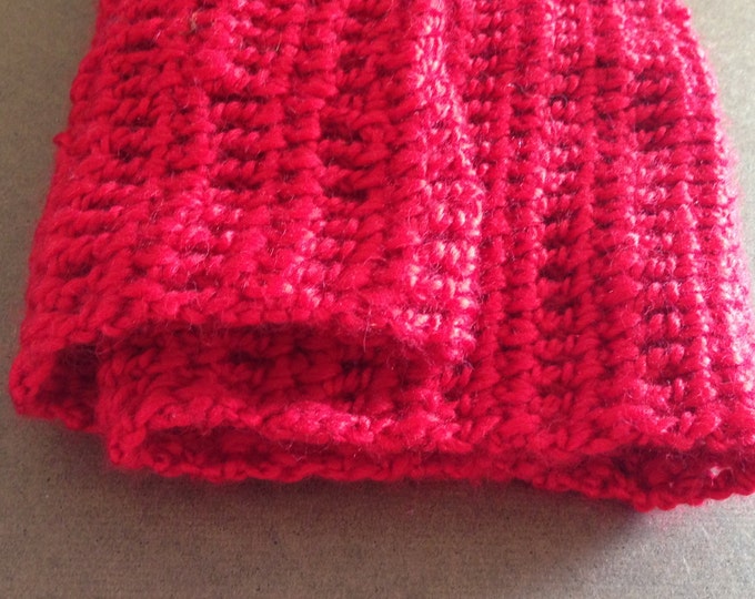CLEARANCE! red wool blend cowl