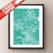 Cambridge Ontario Map Print