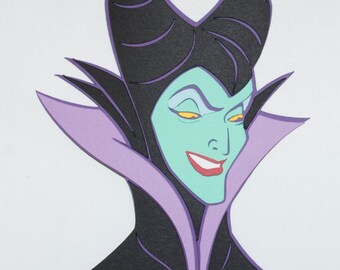 Maleficent Close Up Die Cut - Disney's Sleeping Beauty - Disney's Villains