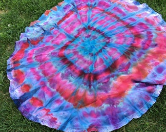 Tie dye tablecloth | Etsy