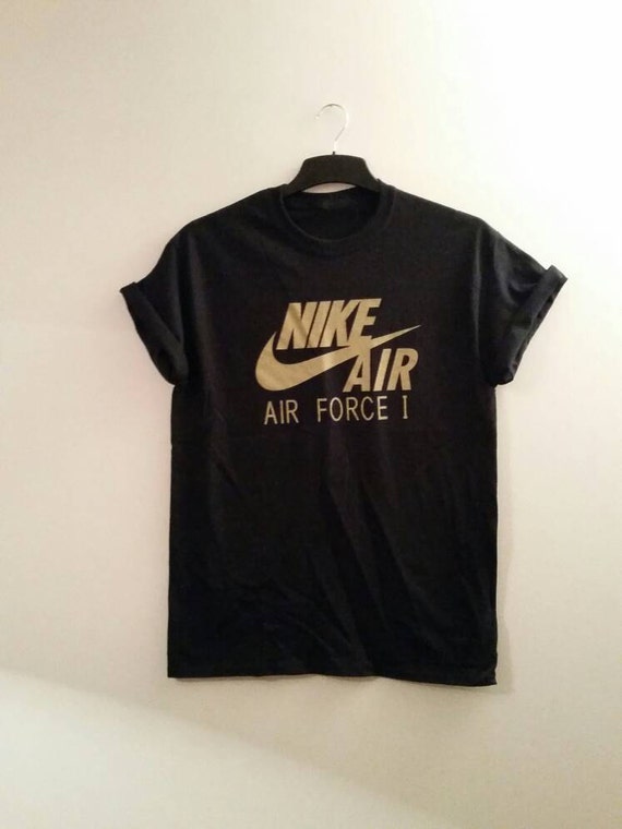 unisex nike air force one t shirt sz medium festival fashion