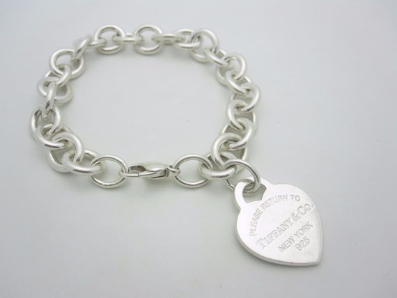 Please Return to Tiffany & Co. Sterling Silver Heart Tag