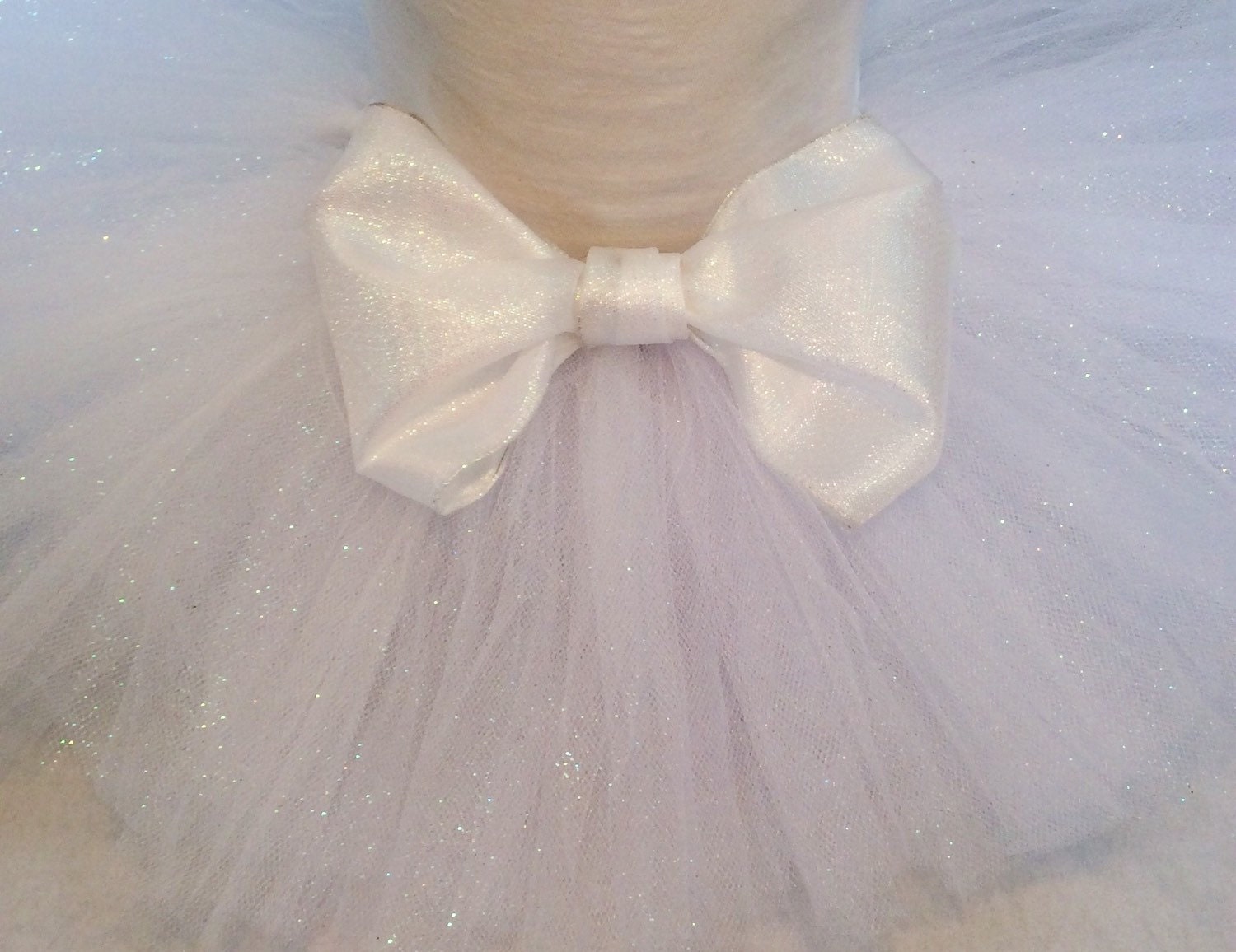 White Tutu Glitter Tutu White Glitter Tutu Newborn Tutu