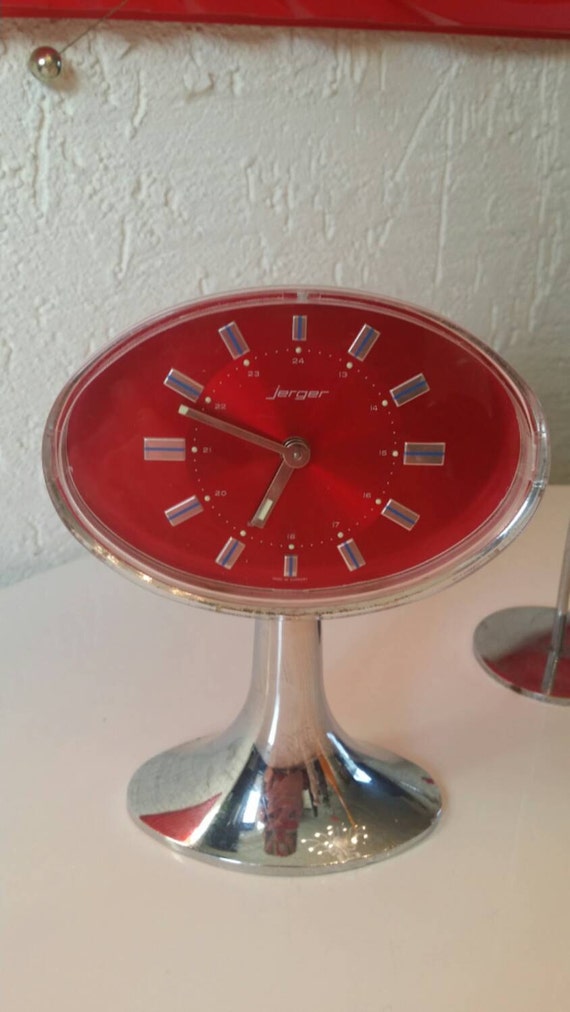 Pedestal clock by Jerger Germany