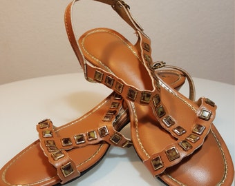 FREE SHIPPING Vintage Psychedelic Sandals