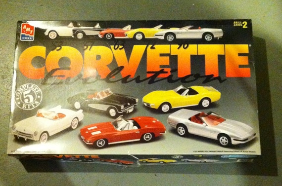 Vintage Model Car Kit by AMT/ERTL; 1995/Corvette Evolution