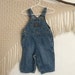 Vintage OshKosh overalls size 6 months, demin  overalls, jean overalls, vintage osh kosh b'gosh jumper, hipster baby, boho baby, folkie baby