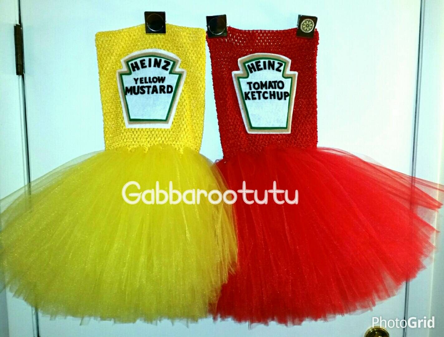Ketchup or mustard tutu dress