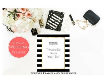 Wedding Planner Printable, Wedding Planner Book, Wedding Planner Organizer, Wedding Planner Binder, Wedding Planner Notebook, Wedding Guide