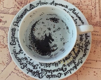 The Grim teacup Harry Potter inspired divination