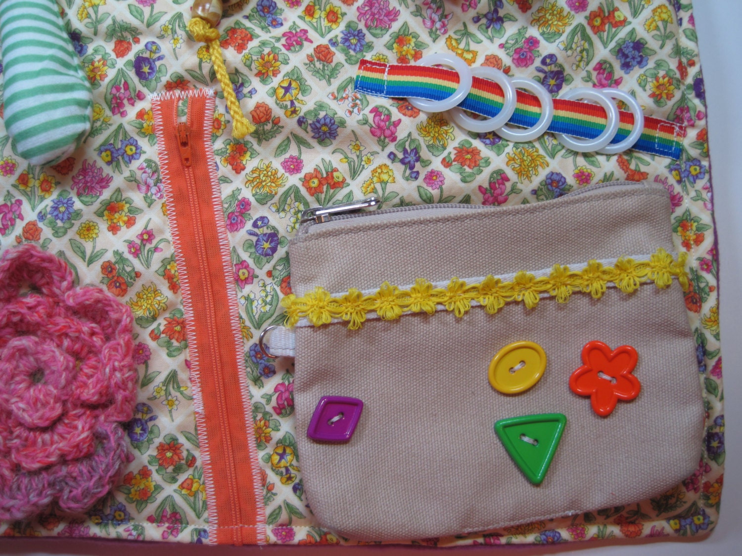 Fidget Quilt for Dementia Alzheimer's and others.