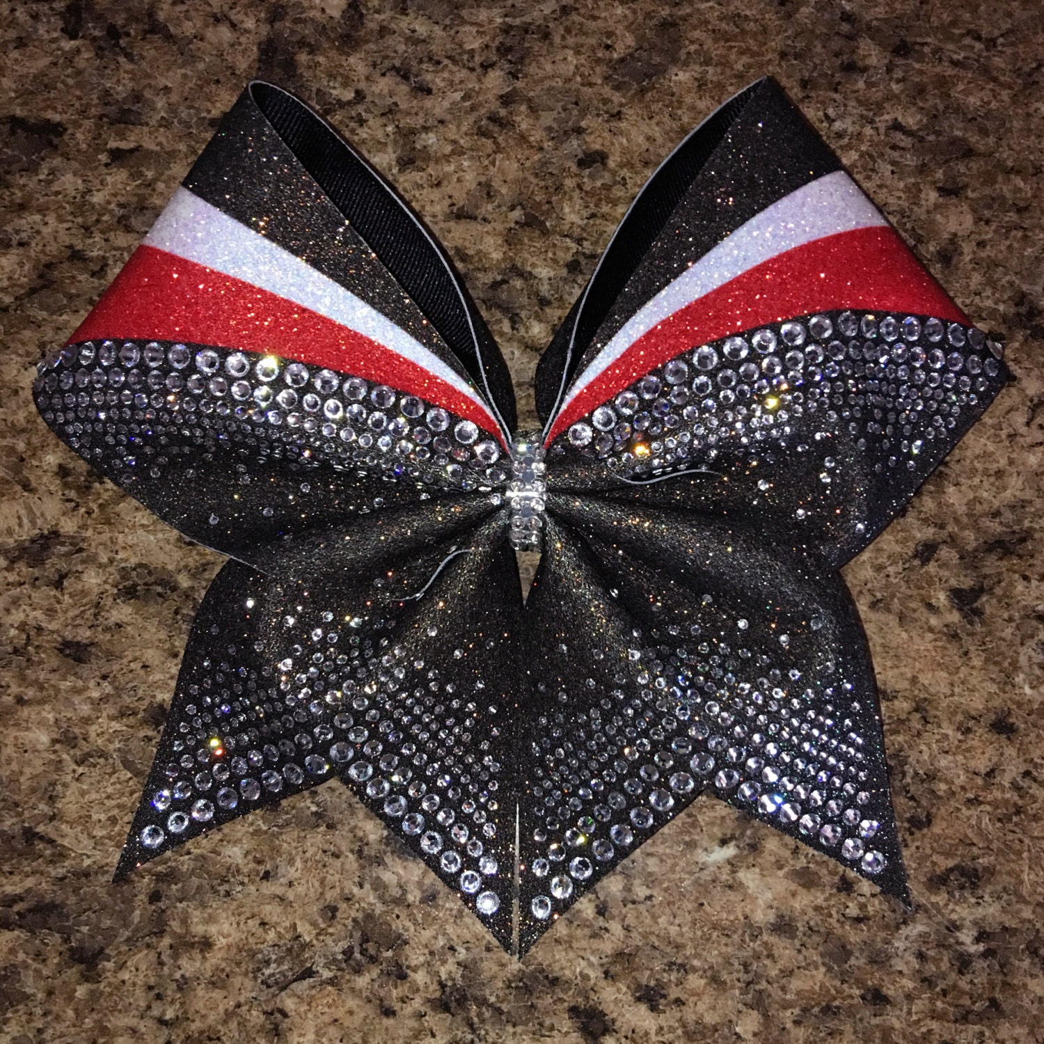 Rhinestone Cheer Bow competition bow cheer bows