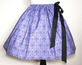 Haunted Mansion Skirt for Gals, All Sizes, Plus Size,