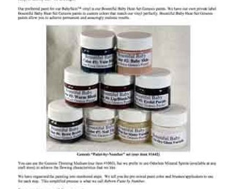 Genesis Paint-By-Number Instruction Manual Reborn Doll 2067