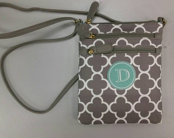 cross body bag with initials