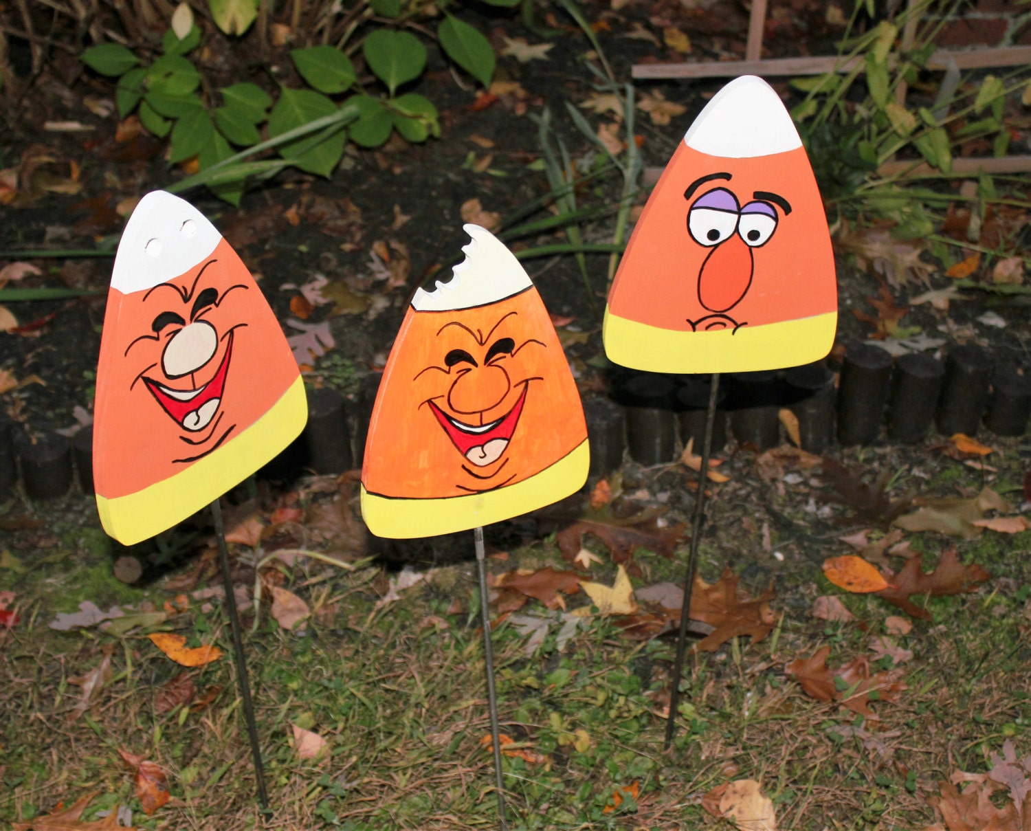 Candy Corn Outdoor Decorations Set 3