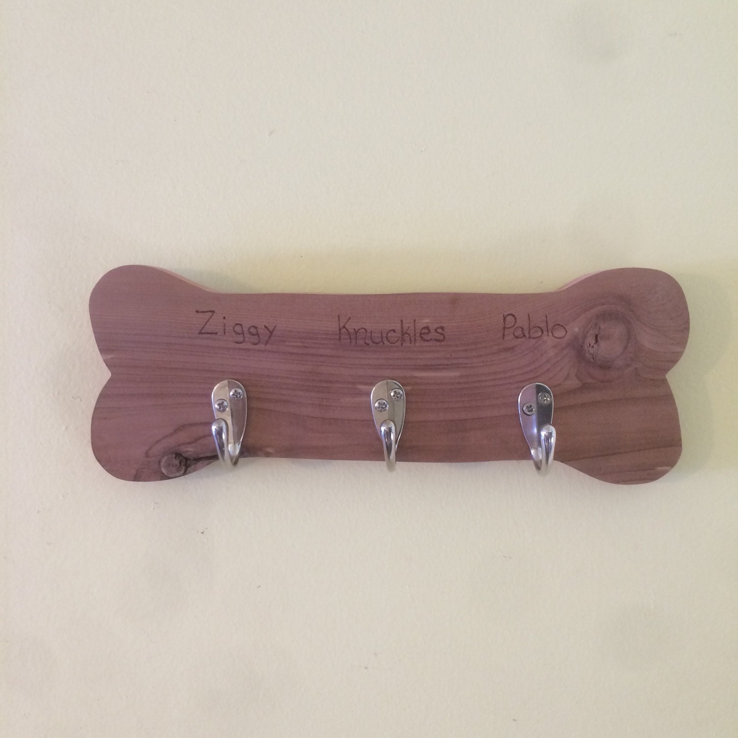 Personalized Dog Leash Hanger