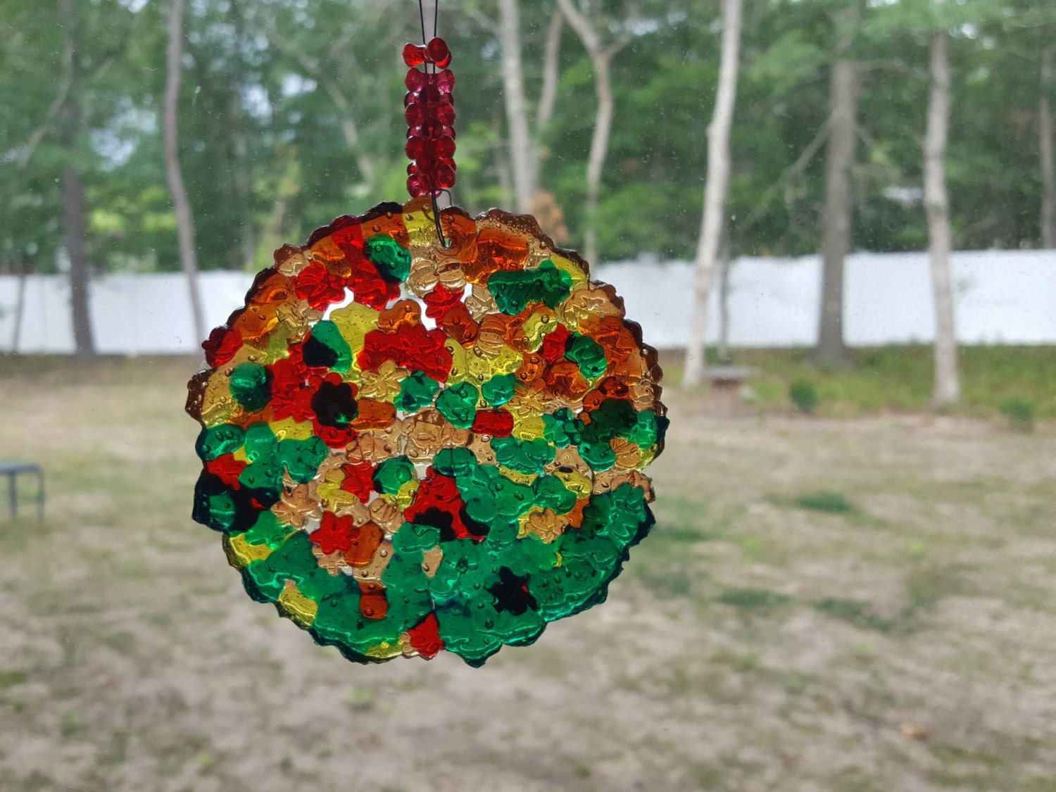 Sun Catcher Ornament Outdoor Holiday by MaidenLongIsland on Etsy