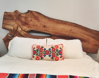 Custom Live Edge Headboard