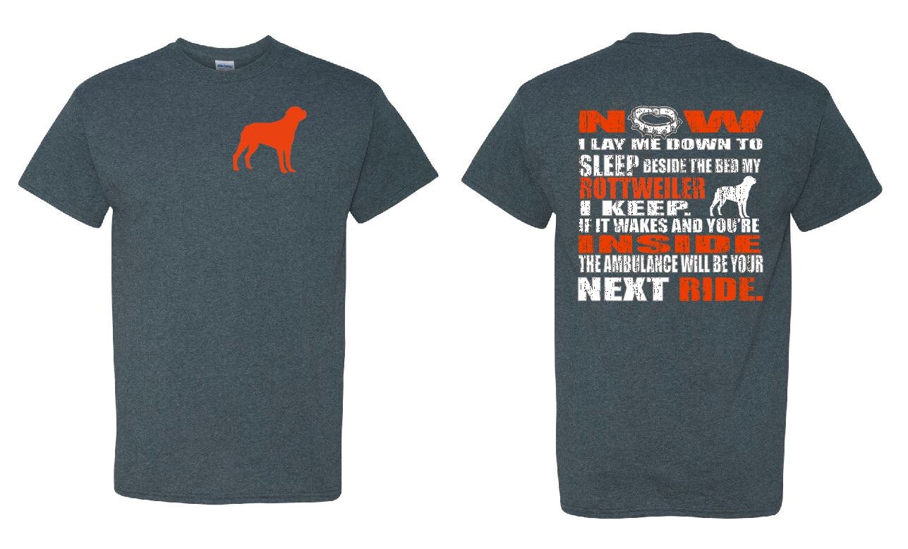 Rottweiler Shirt Rottweiler Clothing Rotweiller Gift Rottie