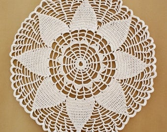 BIG SALE, Lace Doilies, Crochet Doily, Vintage Handmade Lace, Crochet Lace Napkin, Lace Doily, Vintage Decoration, Tablecloth, Home Decor