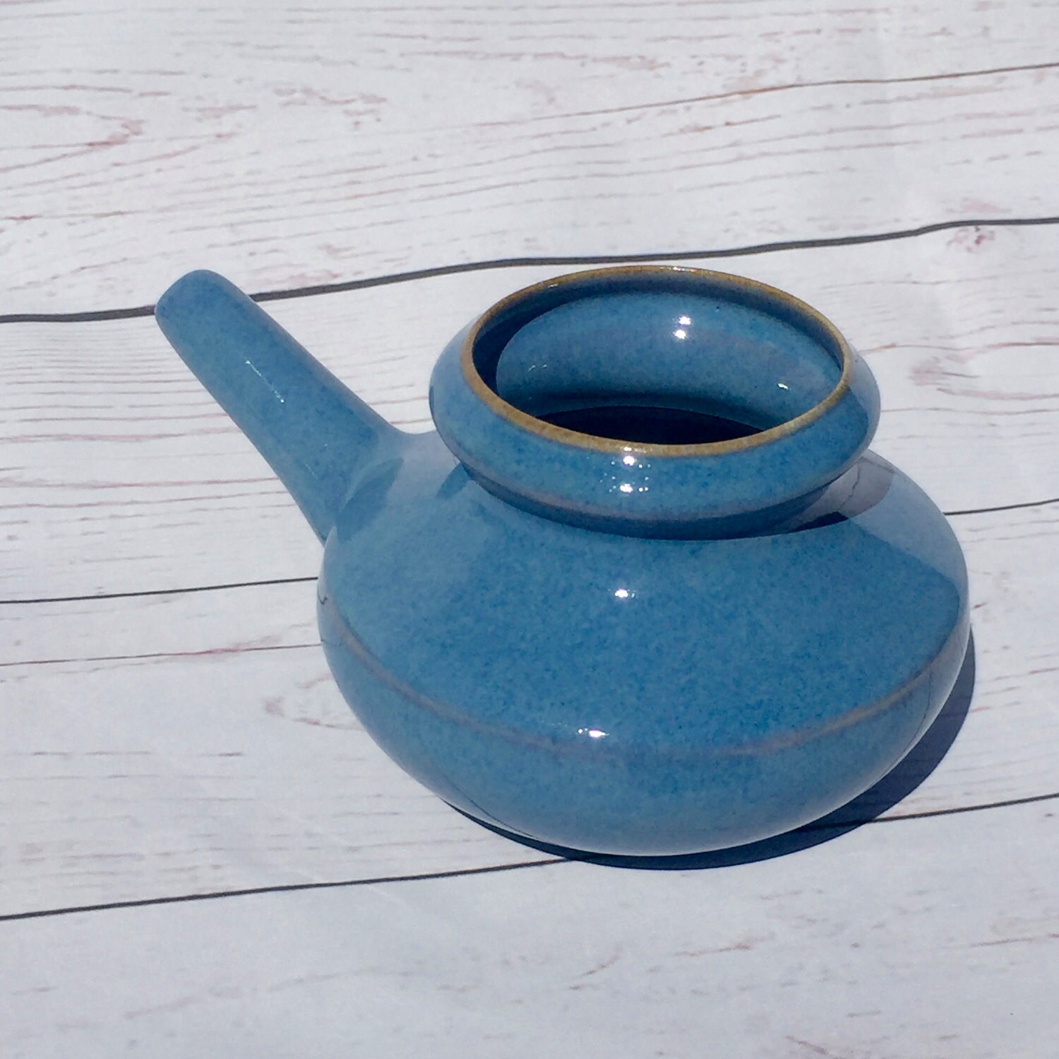 Ceramic Neti Pot  Allergy  Relief  Bpa and Lead Free by 