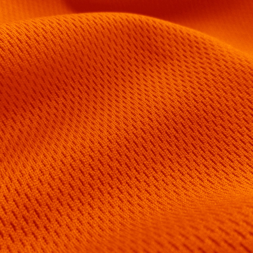 Orange Dimple Mesh Fabric Sports Mesh for Athletic Apparel