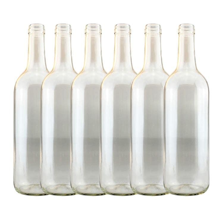 Pack 30 clear wine bottles 750ml Wine making Home brewing