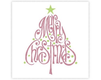 Merry Christmas, Tree, Star, Ornament, Illustration, TShirt Design, Cut File, svg, pdf, eps, png,dxf