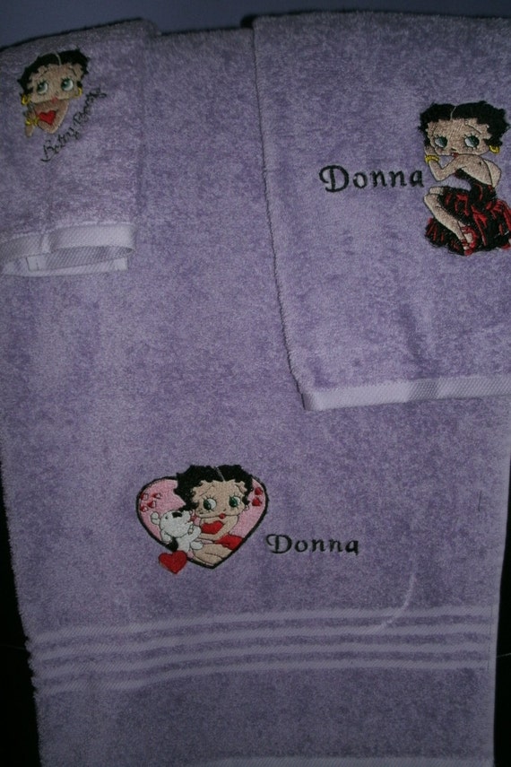 Betty Boop Mixed Set Personalized Bath towel Hand Towel