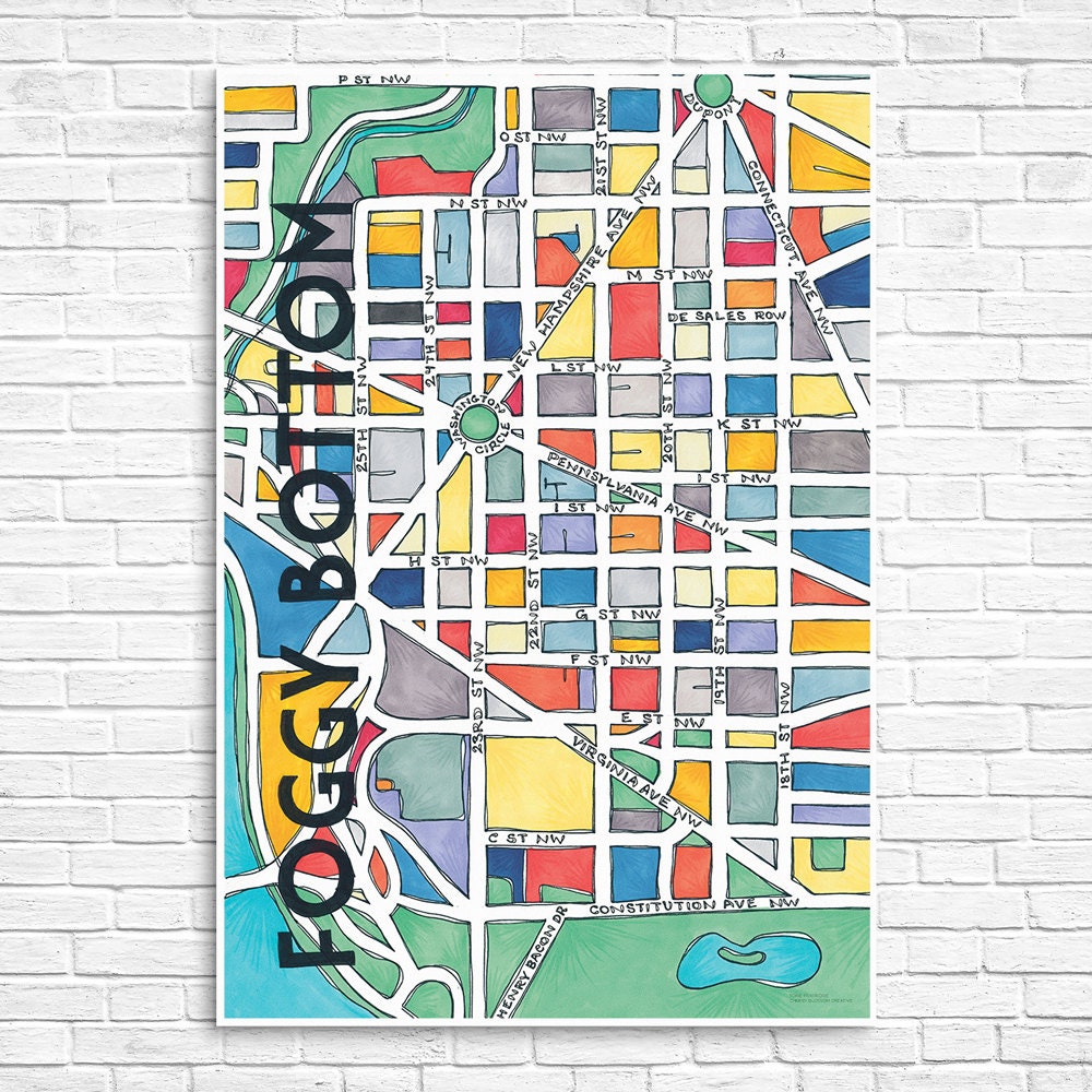 Foggy Bottom Neighborhood Map