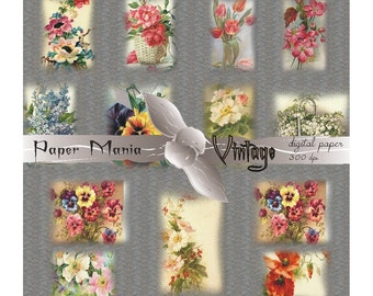 VINTAGE, Digital paper, retro paper, art paper, Scrapbook paper, Decoupage paper, Crafts paper , 12x12 inches, 300 Dpi, Jpg, Zip, retro1-1