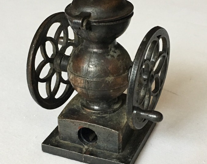 Storewide 25% Off SALE Vintage Die Cast Miniature Firefighters Old Fashioned Hydrant Pump Pencil Sharpener Featuring Unique Design Accents