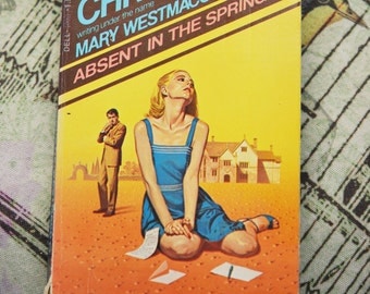Agatha Christie pen name Mary Westmacott Absent in the Spring novel retro paperback book