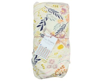 Wild Flower Crib Sheet Jersey Knit Changing Pad Cover Baby Crib Sheet Floral Crib Sheet Wild Flower Contoured Changing Pad Cover