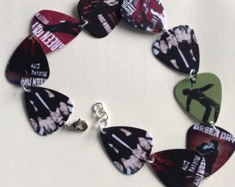 Green Day plectrum necklace/ bracelet