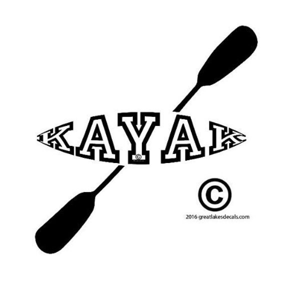 Kayak Vinyl Decal Sticker