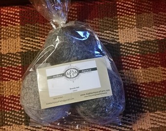 Set of 3-100% Alpaca Wool Dryer Balls--Eco Friendly-dryer sheet replacement-HypoAllergenic-cloth diapers