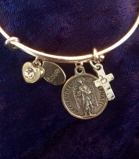 Saint charm bracelet saint bracelet Saint by CaptureYourSpirit